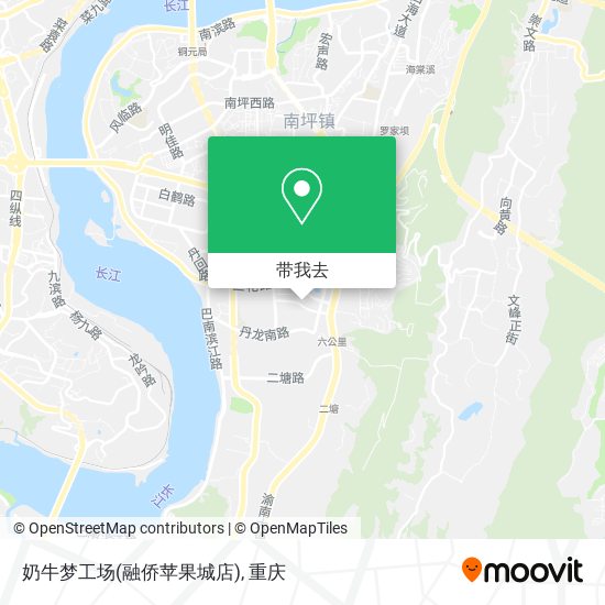 奶牛梦工场(融侨苹果城店)地图