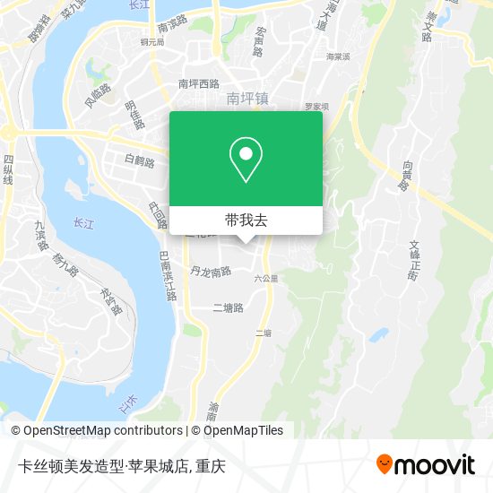 卡丝顿美发造型·苹果城店地图