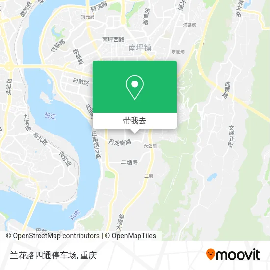 兰花路四通停车场地图