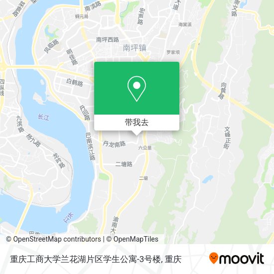 重庆工商大学兰花湖片区学生公寓-3号楼地图