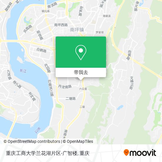 重庆工商大学兰花湖片区-广智楼地图