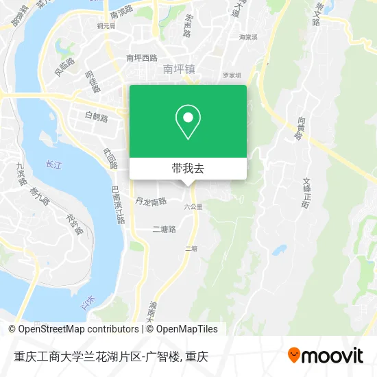 重庆工商大学兰花湖片区-广智楼地图