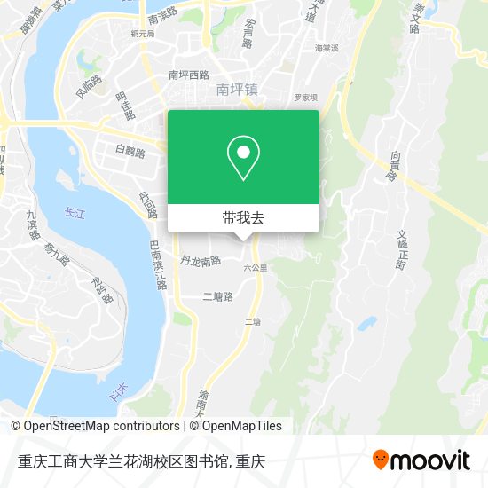 重庆工商大学兰花湖校区图书馆地图