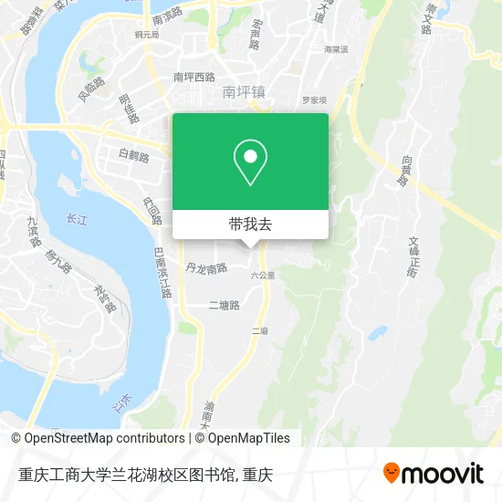 重庆工商大学兰花湖校区图书馆地图