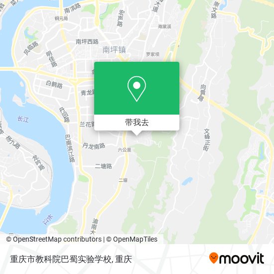 重庆市教科院巴蜀实验学校地图