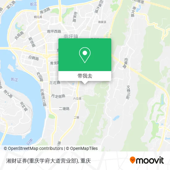 湘财证券(重庆学府大道营业部)地图