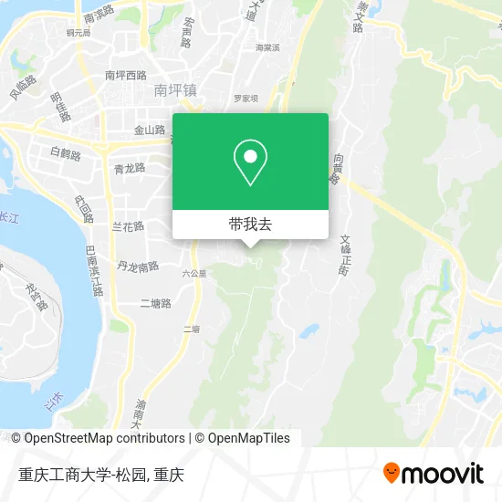 重庆工商大学-松园地图
