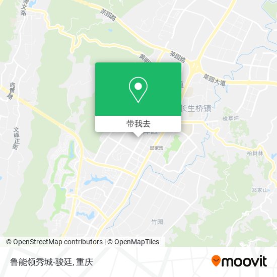 鲁能领秀城-骏廷地图