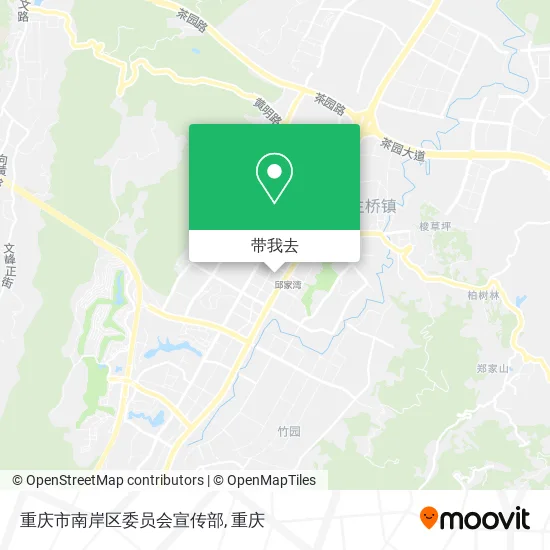 重庆市南岸区委员会宣传部地图