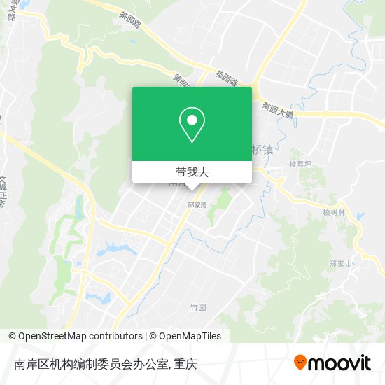 南岸区机构编制委员会办公室地图