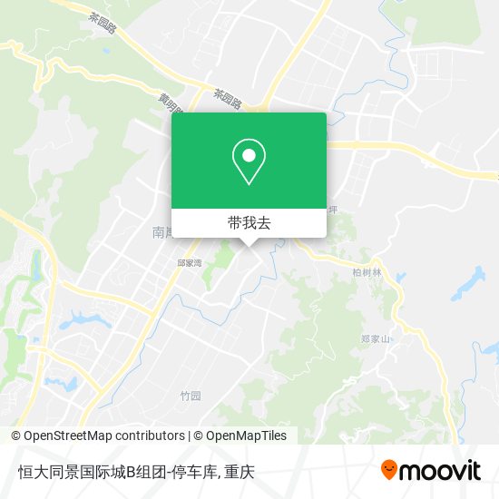 恒大同景国际城B组团-停车库地图