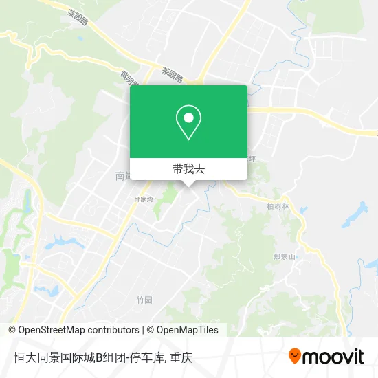 恒大同景国际城B组团-停车库地图