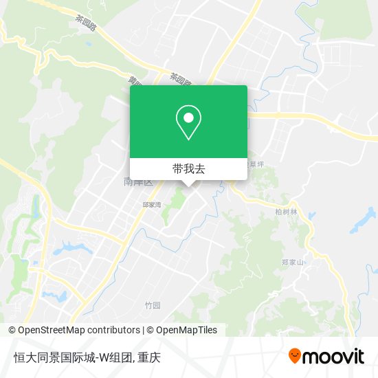 恒大同景国际城-W组团地图