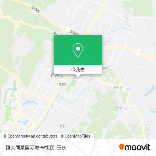 恒大同景国际城-W组团地图