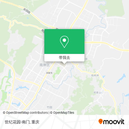 世纪花园-南门地图