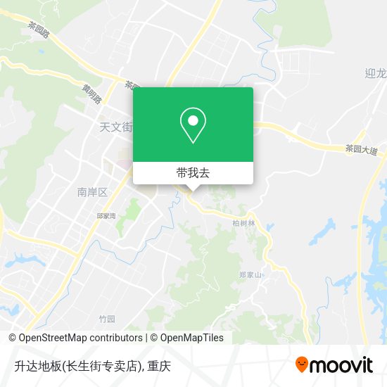 升达地板(长生街专卖店)地图