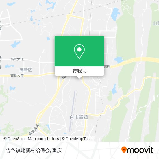 含谷镇建新村治保会地图