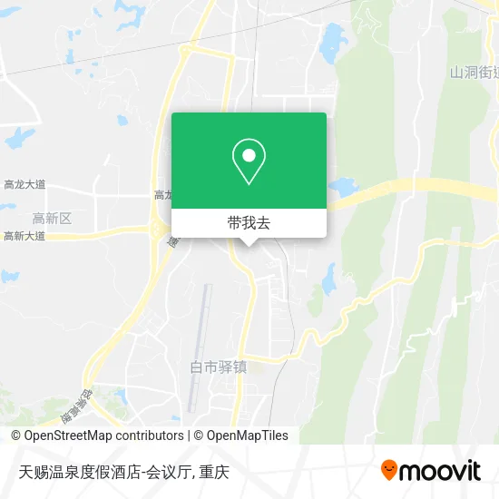 天赐温泉度假酒店-会议厅地图