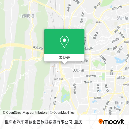 重庆市汽车运输集团旅游客运有限公司地图