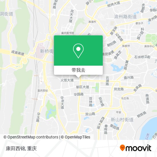 康田西锦地图