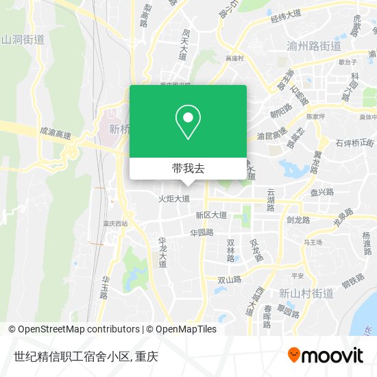 世纪精信职工宿舍小区地图