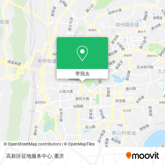 高新区征地服务中心地图
