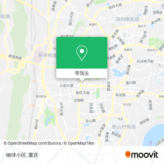 钢球小区地图