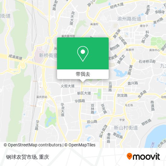 钢球农贸市场地图