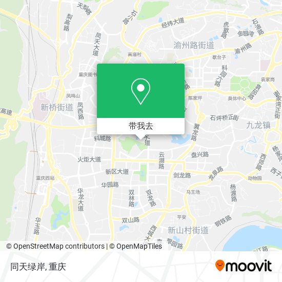 同天绿岸地图
