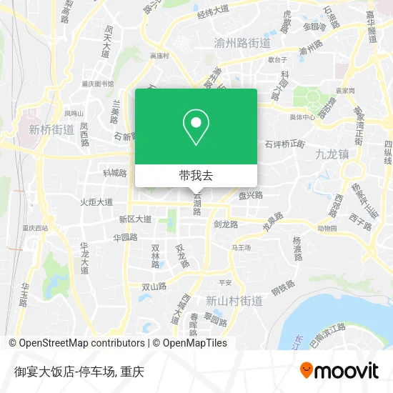 御宴大饭店-停车场地图
