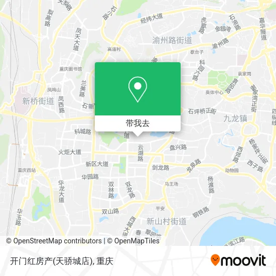 开门红房产(天骄城店)地图