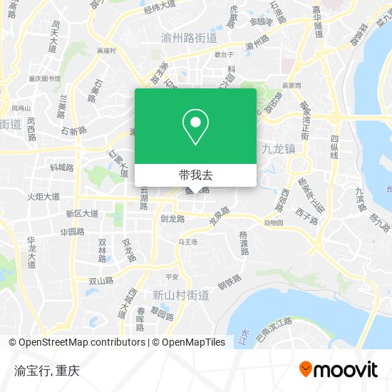 渝宝行地图