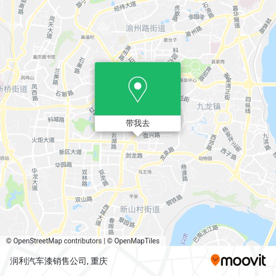 润利汽车漆销售公司地图