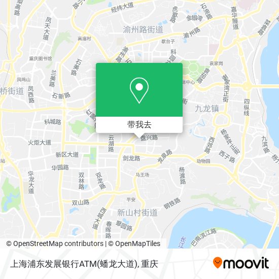 上海浦东发展银行ATM(蟠龙大道)地图