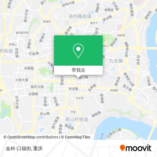 金科·口福街地图