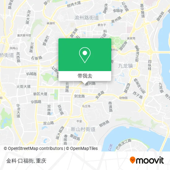 金科·口福街地图