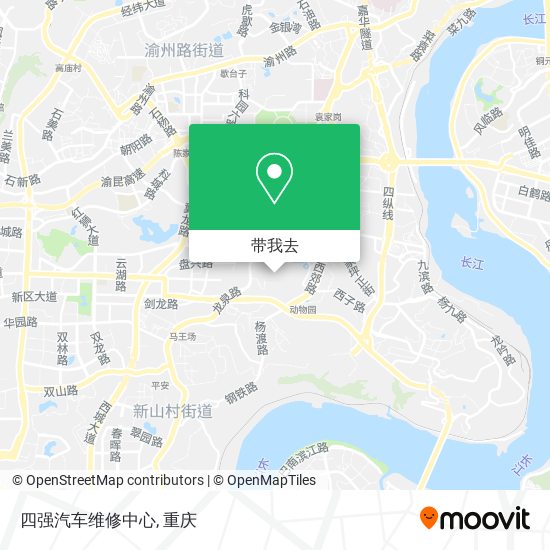 四强汽车维修中心地图