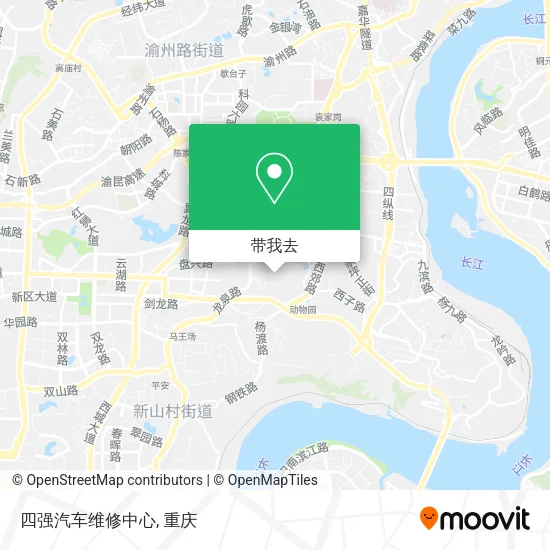 四强汽车维修中心地图
