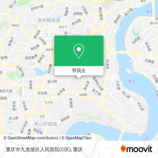 重庆市九龙坡区人民医院(C区)地图