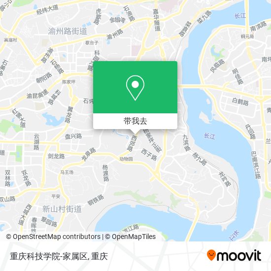 重庆科技学院-家属区地图