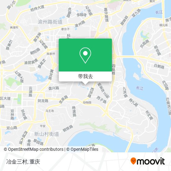 冶金三村地图