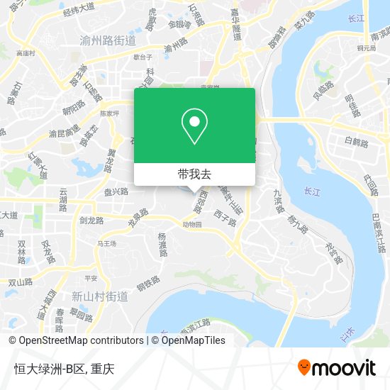 恒大绿洲-B区地图