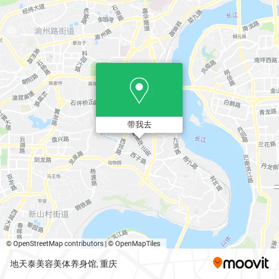 地天泰美容美体养身馆地图