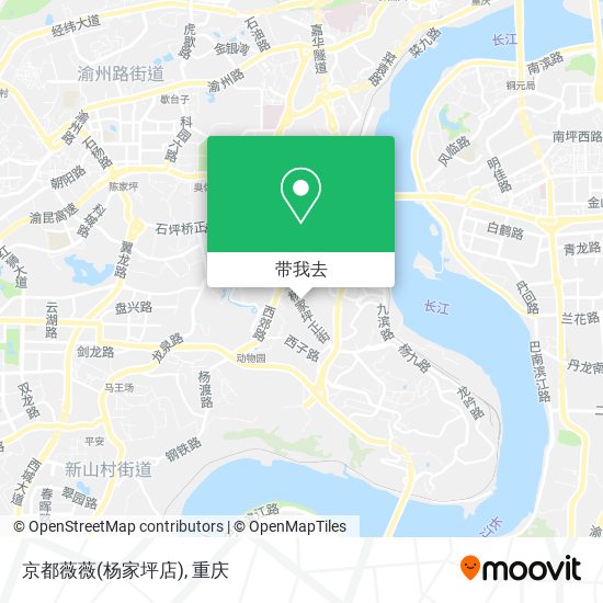 京都薇薇(杨家坪店)地图
