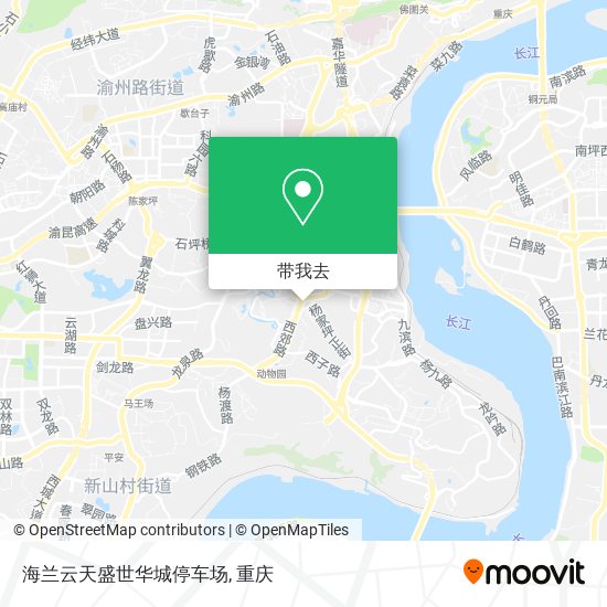 海兰云天盛世华城停车场地图
