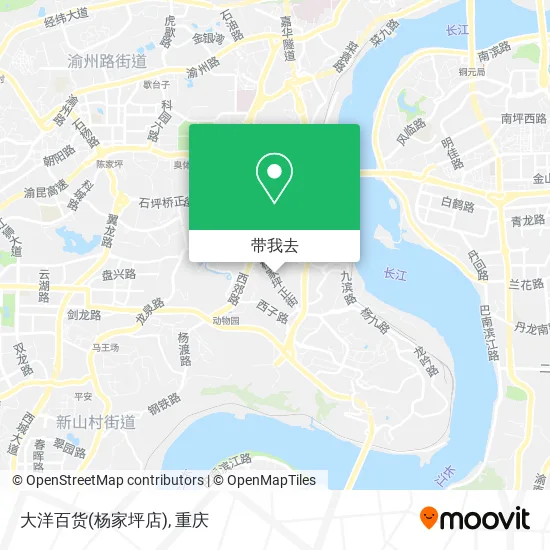 大洋百货(杨家坪店)地图