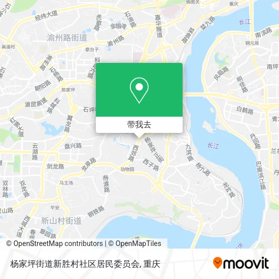 杨家坪街道新胜村社区居民委员会地图