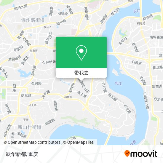 跃华新都地图