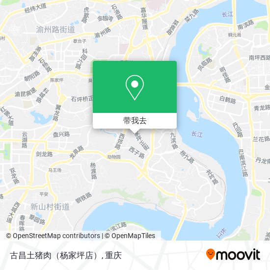 古昌土猪肉（杨家坪店）地图