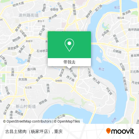 古昌土猪肉（杨家坪店）地图